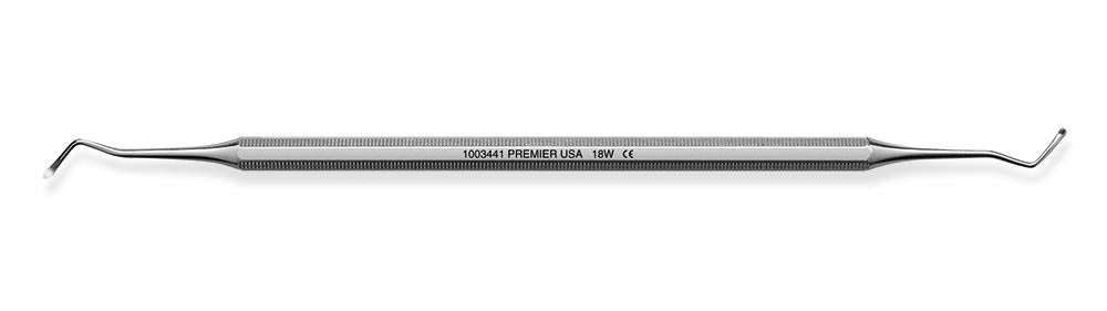 Premier Dental 1003441 Double End 18W Excavator With Octagonal Handle Premier Dental 1003441 Double End 18W Excavator With Octagonal Handle
